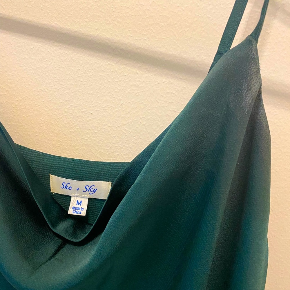 Emerald green bodysuit
